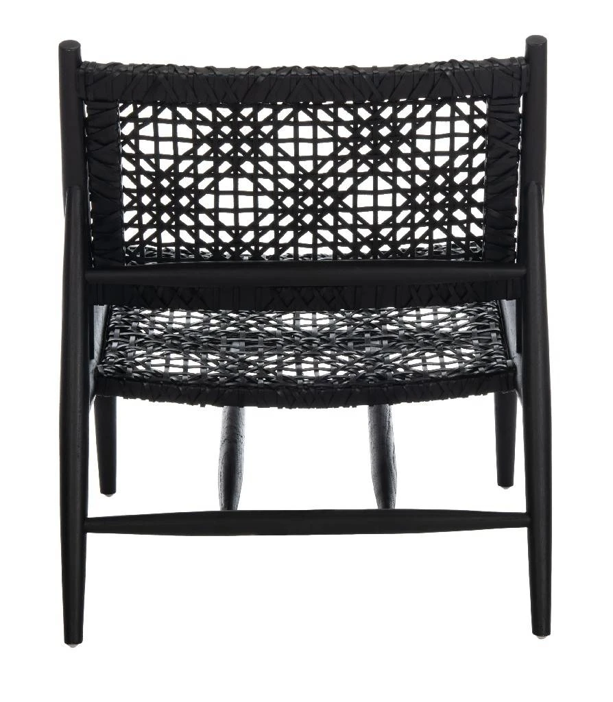 Bandelier Accent Chair In Black - Safavieh ACH1000B 4 Bandelier Accent Chair In Black - Safavieh ACH1000B - Image 2