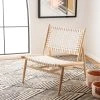 Soleil Leather Woven Accent Chair In Natural/White - Safavieh ACH1001A 1 Soleil Leather Woven Accent Chair In Natural/White - Safavieh ACH1001A -Safavieh Homeware 187 ach1001a room