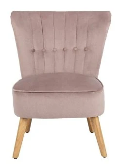 June Mid Century Accent Chair In Mauve/Natural - Safavieh ACH4500C 14 June Mid Century Accent Chair In Mauve/Natural - Safavieh ACH4500C -Safavieh Homeware 187 ach4500c front