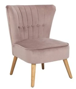 June Mid Century Accent Chair In Mauve/Natural - Safavieh ACH4500C 16 June Mid Century Accent Chair In Mauve/Natural - Safavieh ACH4500C -Safavieh Homeware 187 ach4500c side