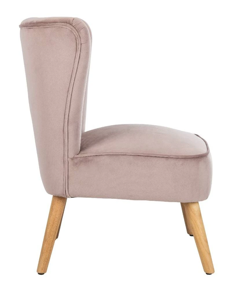 June Mid Century Accent Chair In Mauve/Natural - Safavieh ACH4500C 10 June Mid Century Accent Chair In Mauve/Natural - Safavieh ACH4500C - Image 8