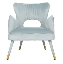 Blair Wingback Accent Chair In Slate Blue - Safavieh ACH4504C