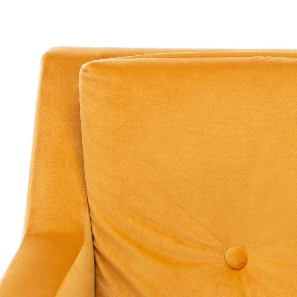 Mara Tufted Accent Chair In Marigold - Safavieh ACH4505B 5 Mara Tufted Accent Chair In Marigold - Safavieh ACH4505B - Image 3