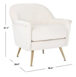 BRIENNE MID CENTURY ARM CHAIR - Safavieh ACH4506A -Safavieh Homeware 187 ach4506a 8