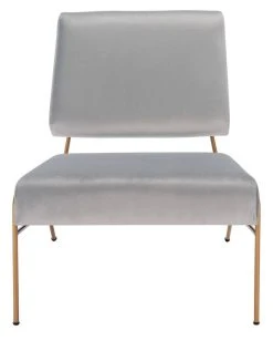 ROMILLY VELVET ACCENT CHAIR - Safavieh ACH6203A -Safavieh Homeware 187 ach6203a 1 1