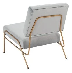 ROMILLY VELVET ACCENT CHAIR - Safavieh ACH6203A -Safavieh Homeware 187 ach6203a 6