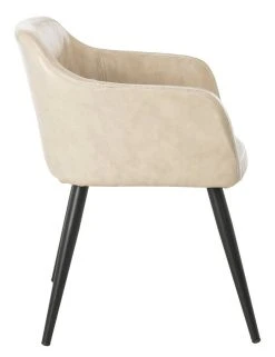 Adalena Accent Chair In Beige - Safavieh ACH7500B 14 Adalena Accent Chair In Beige - Safavieh ACH7500B -Safavieh Homeware 187 ach7500b side