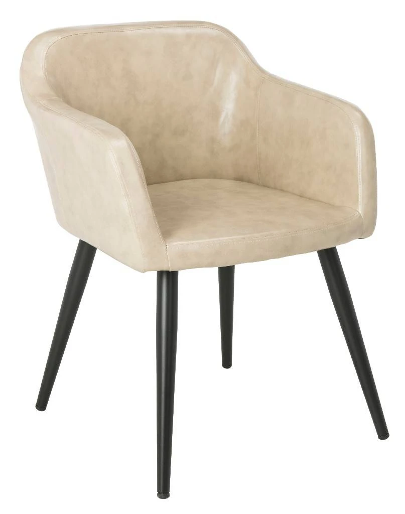 Adalena Accent Chair In Beige - Safavieh ACH7500B 9 Adalena Accent Chair In Beige - Safavieh ACH7500B - Image 7