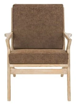 Varys Accent Chair In Light Brown/Natural - Safavieh ACH9501A -Safavieh Homeware 187 ach9501a front
