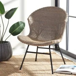POLINA RATTAN ACCENT CHAIR - Safavieh ACH9902A 16 POLINA RATTAN ACCENT CHAIR - Safavieh ACH9902A -Safavieh Homeware 187 ach9902a 2