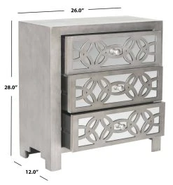 TASHA 3 DRAWER CHEST - Safavieh AMH1505A -Safavieh Homeware 187 amh1505a 4
