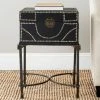 Anthony Storage End Table In Dark Brown - Safavieh AMH4065A -Safavieh Homeware 187 amh4065a room