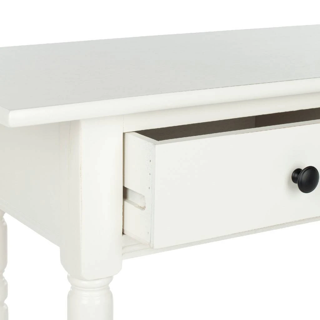 Rosemary 2 Drawer Console In Distressed Cream - Safavieh AMH5705C 4 Rosemary 2 Drawer Console In Distressed Cream - Safavieh AMH5705C - Image 2