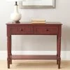 Samantha 2 Drawer Console In Red - Safavieh AMH5710E 1 Samantha 2 Drawer Console In Red - Safavieh AMH5710E -Safavieh Homeware 187 amh5710e room