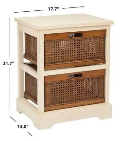 JACKSON 2 DRAWER STORAGE UNIT - Safavieh AMH6503A 10 JACKSON 2 DRAWER STORAGE UNIT - Safavieh AMH6503A -Safavieh Homeware 187 amh6503a 3