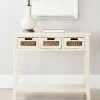 Autumn 3 Drawer Console In Vintage Cream - Safavieh AMH6510C -Safavieh Homeware 187 amh6510c room