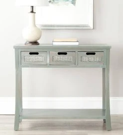 Autumn 3 Drawer Console In French Grey - Safavieh AMH6510D