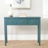 Cindy Console W/ Storage Drawers In Slate Teal - Safavieh AMH6568H -Safavieh Homeware 187 amh6568h room