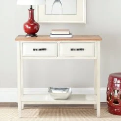 CAROL CONSOLE WITH STORAGE DRAAWERS - Safavieh AMH6574A -Safavieh Homeware 187 amh6574a 2