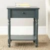 Tami Nightstand W/ Storage Drawer In Steel Teal - Safavieh AMH6604C 2 Tami Nightstand W/ Storage Drawer In Steel Teal - Safavieh AMH6604C -Safavieh Homeware 187 amh6604c