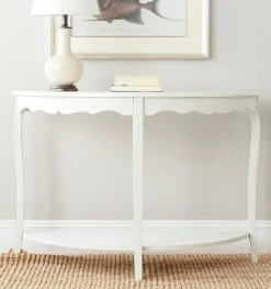 Christina Console In Shady White - Safavieh AMH6610A