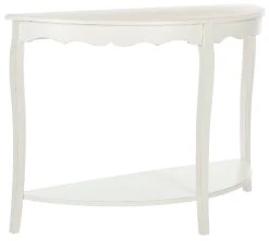 Christina Console In Shady White - Safavieh AMH6610A -Safavieh Homeware 187 amh6610a side