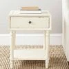 Siobhan Nightstand W/ Storage Drawer In Vintage Cream - Safavieh AMH6611D 2 Siobhan Nightstand W/ Storage Drawer In Vintage Cream - Safavieh AMH6611D -Safavieh Homeware 187 amh6611d