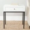 Adena End Table W/ Storage Drawer In White - Safavieh AMH6612C 1 Adena End Table W/ Storage Drawer In White - Safavieh AMH6612C -Safavieh Homeware 187 amh6612c room