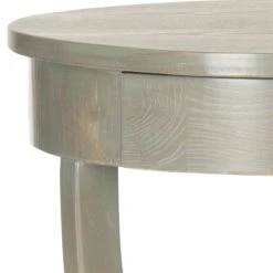 KENDRA ROUND PEDESTAL END TABLE W/ DRAWER - Safavieh AMH6620A -Safavieh Homeware 187 amh6620a 5