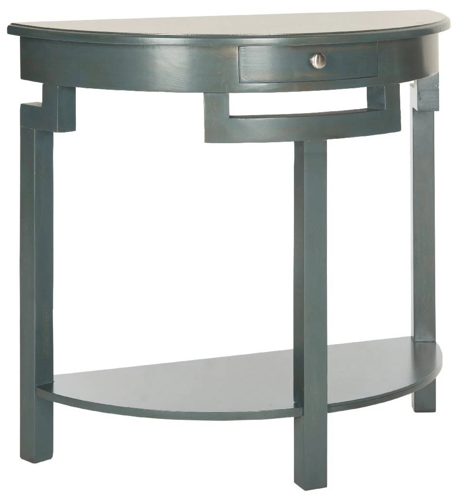 Liana Console In Steel Teal - Safavieh AMH6623B 5 Liana Console In Steel Teal - Safavieh AMH6623B - Image 3