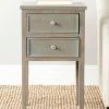 Toby Nightstand W/ Storage Drawers In French Grey - Safavieh AMH6625A 2 Toby Nightstand W/ Storage Drawers In French Grey - Safavieh AMH6625A -Safavieh Homeware 187 amh6625a