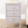 Deniz Nightstand W/ Storage Drawers In Quartz Grey - Safavieh AMH6628E