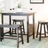 Ronin 4 Pc Set Pub Table In Black - Safavieh AMH8503A -Safavieh Homeware 187 amh8503a