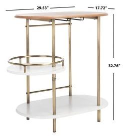 IVA 3 TIER SWIVEL BAR TABLE - Safavieh BCT8007A -Safavieh Homeware 187 bct8007a 11