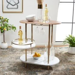 IVA 3 TIER SWIVEL BAR TABLE - Safavieh BCT8007A -Safavieh Homeware 187 bct8007a 13