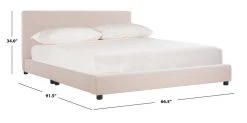 CARTER BED (QUEEN) - Safavieh BED6301B-Q 17 CARTER BED (QUEEN) - Safavieh BED6301B-Q -Safavieh Homeware 187 bed6301b q 6