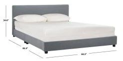 CARTER BED (FULL) - Safavieh BED6301C-F 15 CARTER BED (FULL) - Safavieh BED6301C-F -Safavieh Homeware 187 bed6301c f 5