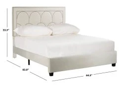 SOLANIA BED (QUEEN) - Safavieh BED6302C-Q -Safavieh Homeware 187 bed6302c q 5