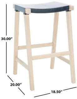 AARIZ RECTANGLE BARSTOOL - Safavieh BST1010A -Safavieh Homeware 187 bst1010a 7