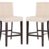 Taylor Bar Stool In Beige - Safavieh BST6300C-SET2 -Safavieh Homeware 187 bst6300c set2
