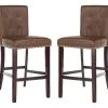 Taylor Bar Stool In Brown - Safavieh BST6300D-SET2 -Safavieh Homeware 187 bst6300d set2