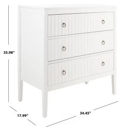 TEGAN 3 DRAWER CHEST - Safavieh CHS5001A 29 TEGAN 3 DRAWER CHEST - Safavieh CHS5001A -Safavieh Homeware 187 chs5001a 13