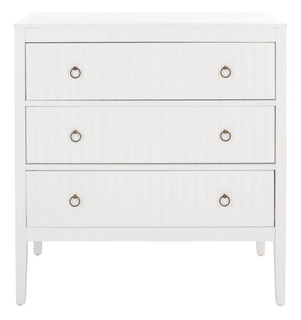 TEGAN 3 DRAWER CHEST - Safavieh CHS5001A 4 TEGAN 3 DRAWER CHEST - Safavieh CHS5001A - Image 2