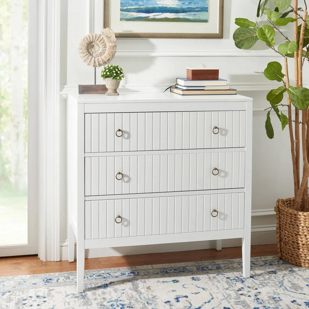 TEGAN 3 DRAWER CHEST - Safavieh CHS5001A 5 TEGAN 3 DRAWER CHEST - Safavieh CHS5001A - Image 3