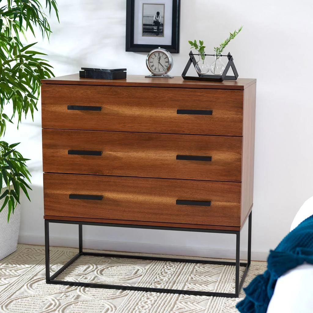 MARQUISE 3 DRAWER CHEST - Safavieh CHS5002A 5 MARQUISE 3 DRAWER CHEST - Safavieh CHS5002A - Image 3