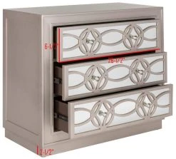 CATALINA 3 DRAWER CHEST - Safavieh CHS6400A -Safavieh Homeware 187 chs6400a 4