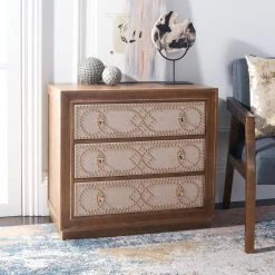 KENTA 3 DRAWER CHEST - Safavieh CHS6415A -Safavieh Homeware 187 chs6415a 3