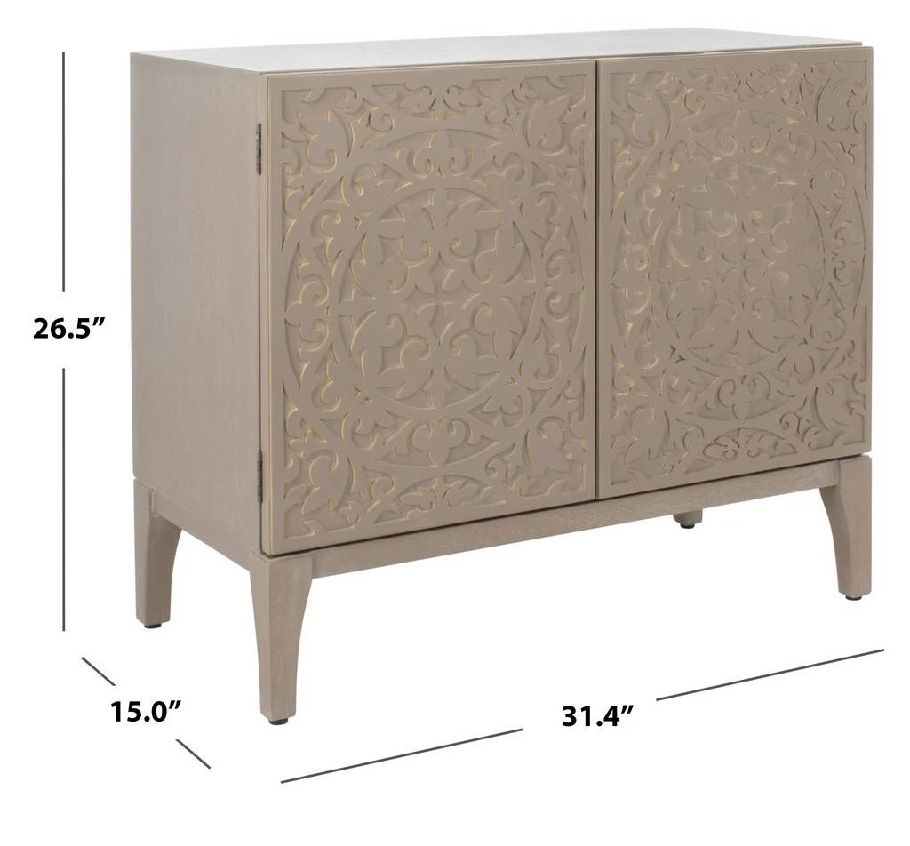 ALEXIE 2 DOOR 2 SHELF CHEST - Safavieh CHS6604A 15 ALEXIE 2 DOOR 2 SHELF CHEST - Safavieh CHS6604A - Image 13