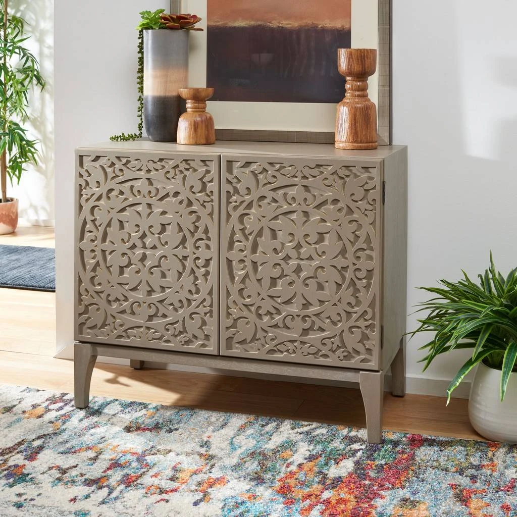 ALEXIE 2 DOOR 2 SHELF CHEST - Safavieh CHS6604A 5 ALEXIE 2 DOOR 2 SHELF CHEST - Safavieh CHS6604A - Image 3