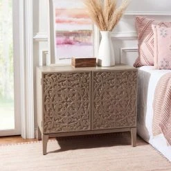 ALEXIE 2 DOOR 2 SHELF CHEST - Safavieh CHS6604A 19 ALEXIE 2 DOOR 2 SHELF CHEST - Safavieh CHS6604A -Safavieh Homeware 187 chs6604a 3